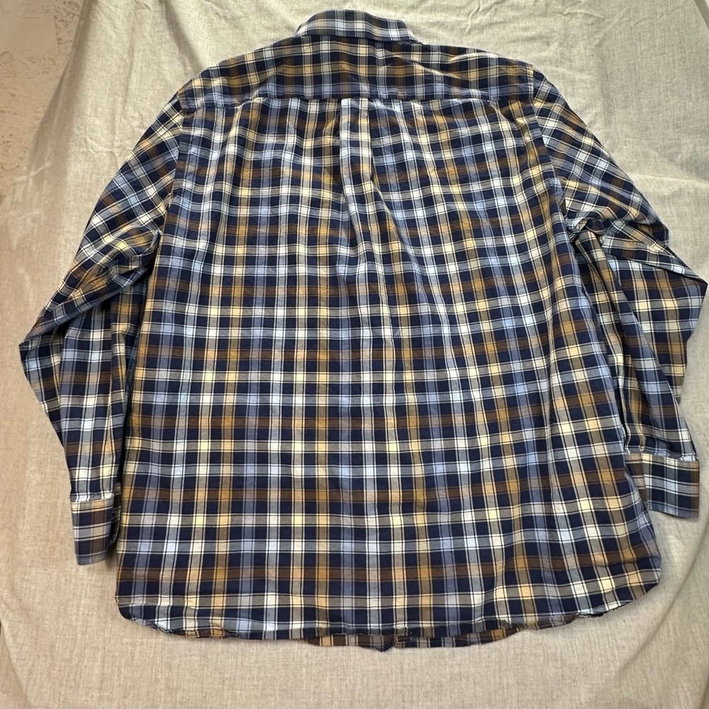 Daniel Cremieux Signature Collection button up dress  plaid shirt